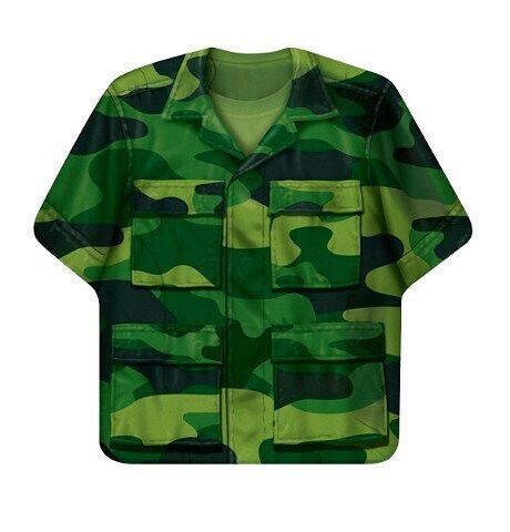Plates-LN-Camouflage Shirt-8pkg-Paper