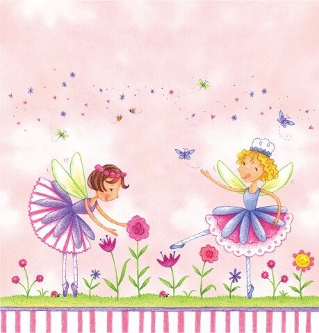 Tablecover-Rectangle-Garden Fairy-Plastic - Discontinued/Final Sale