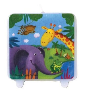 Candle-Jungle Buddies-1pkg