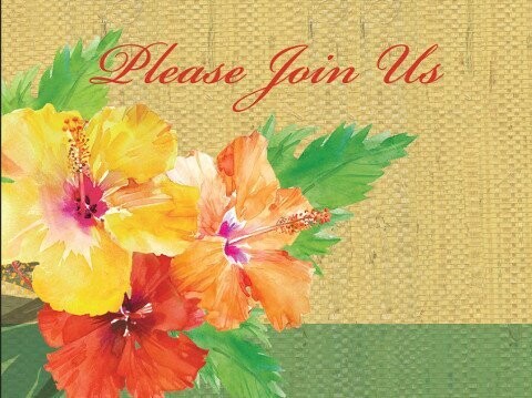 Invitations-Exotic Floral-8pkg (Discontinued)