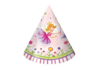 Hats-Cone-Garden Fairy-8pkg-Paper