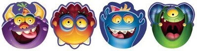 Paper Masks-Monster Mania-8pkg