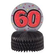 Centerpiece-Mini Honeycomb-60th Birthday-3pkg-5.5&quot;