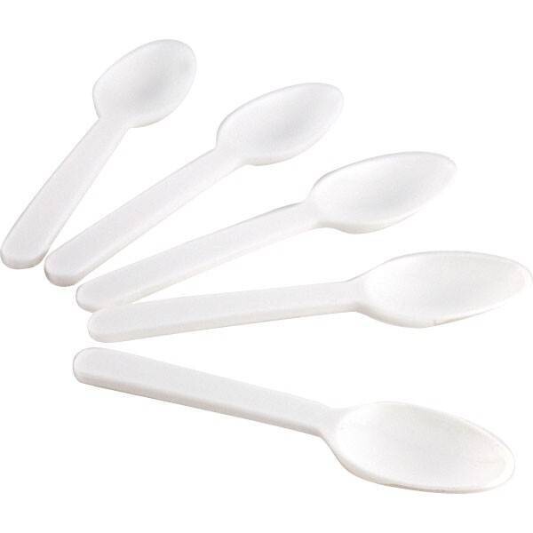 Taster Spoons - White (500 pcs)