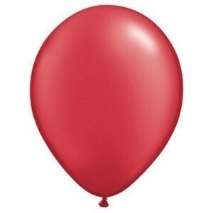 Latex Balloons-Pearl Ruby Red-100pkg-11&quot;