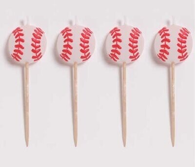 Candles-Baseball Fanatic-4pkg