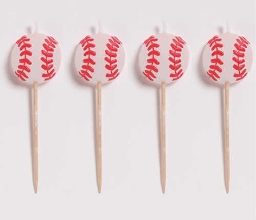 Candles-Baseball Fanatic-4pkg