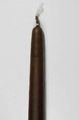 Tapper Candle-Dark Brown-2pkg-14&quot;