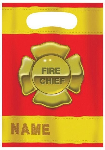 Loot Bags-Firefighter-8pkg