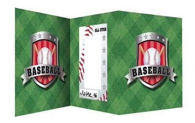Centerpiece-Accordion-Baseball Fanatic-1pkg-27&quot;