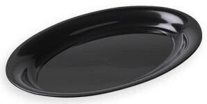 Tray-Oval-Black-Plastic-14'' x 21''