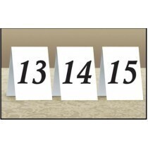 Place Cards-White and Black-13~24-12pk/5.5&#39;&#39;