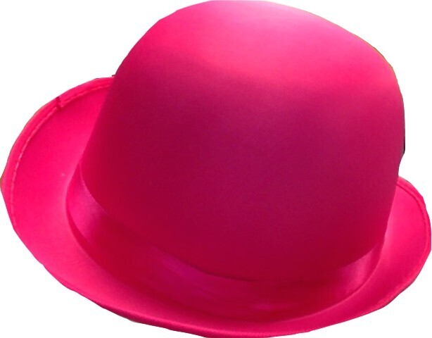 Hat-Hot Pink Derby-One Size