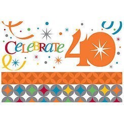 Invitations-Celebrate in Style 40th-8pkg