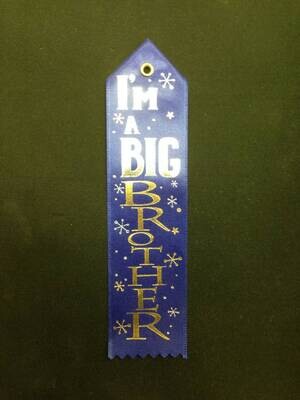 Award Ribbon-Im A Big Brother-8.25''