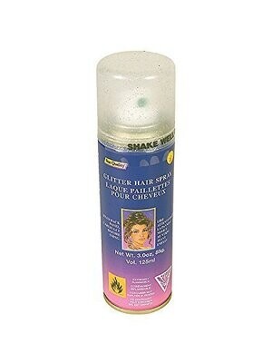 Silver Glitter Hair Spray-1pkg-3oz