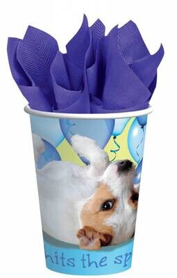 Cups-Party Pups-Paper-9oz-8pk - Discontinued