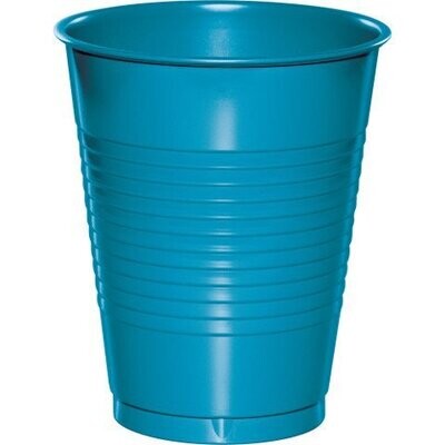 Plastic Cups-Turquoise-20pkg-16oz