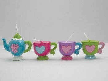 Candles-Tea Party-4pkg (Discontinued)