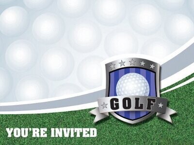 Invitations-Golf Fanatic-8pkg
