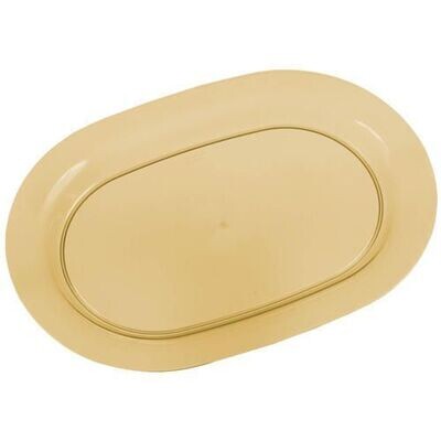 Platter-Christmas-Oval-Gold-Plastic