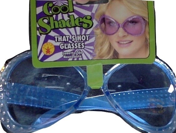 Costume Accessory-Cool Blue Shades-1pkg