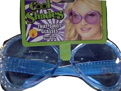 Costume Accessory-Cool Blue Shades-1pkg