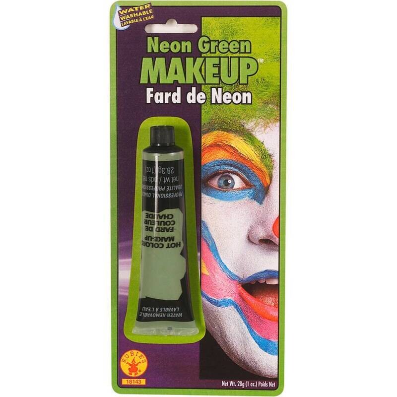 Costume Accessory-Neon Green Makeup Tube-1pkg-1oz