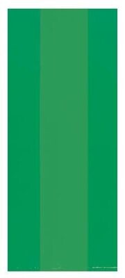 Loot Bags- Festive Green- 25pcs (9.5&quot;x4&quot;)