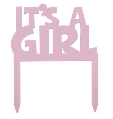 Cake Topper-It&#39;s A Girl