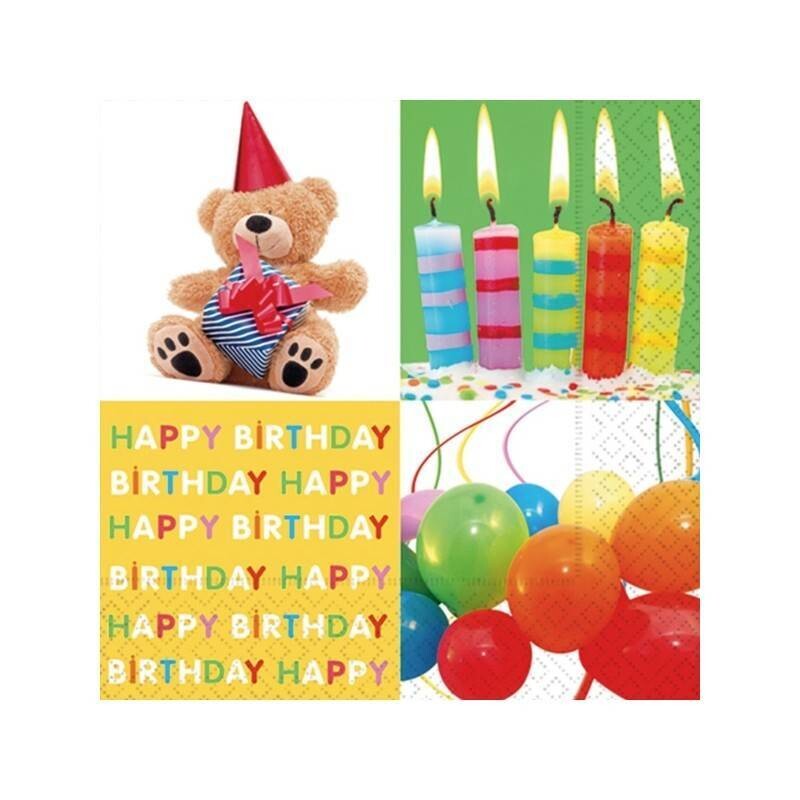 Napkins-LN-Birthday Surprise-20pkg-3ply- Discontinued