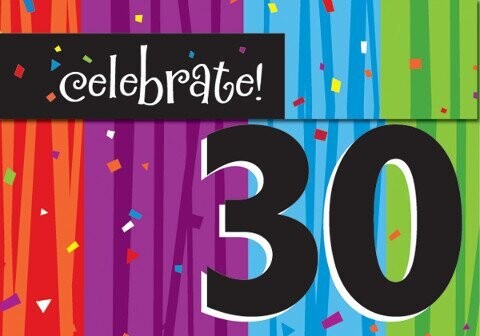 Invitations-Milestone Celebrations 30th