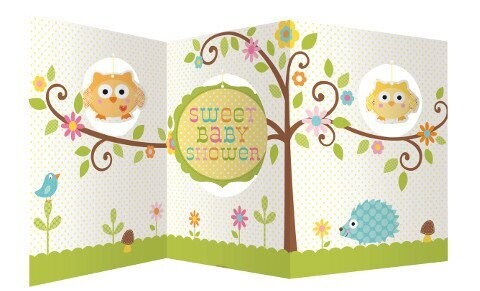 Centerpiece-Accordion-Happi Tree Baby Shower-1pkg-27&quot;