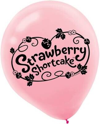 Balloons-Latex-StrawBerry Shortcake-6pk