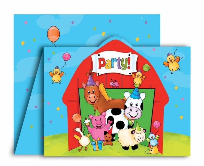 Invitations-Barnyard Bash-8pkg