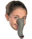 Costume Accessory-Rubber Elephant Nose-1pkg