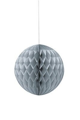 Honeycomb Ball-Silver-Paper-8&#39;&#39;