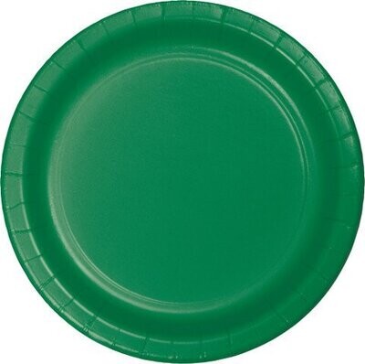 Plates-BEV-Emerald Green-75pkg-Paper