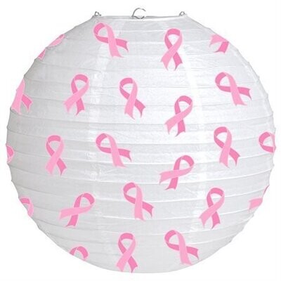 Lantern-Paper-Breast Cancer-1pkg-12&quot;