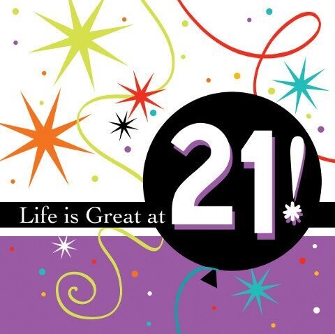 Napkins-BEV-Life is Great at 21-16pkg-3ply