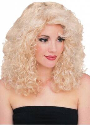 Wig-Curly Blonde-One Size