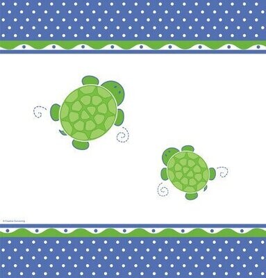 Tablecover-Rectangle-Mr. Turtle-Plastic - Discontinued/Final Sale