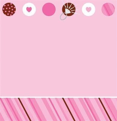 Tablecover-Plastic-Bride To Be Dots-Plastic (Discontinued)