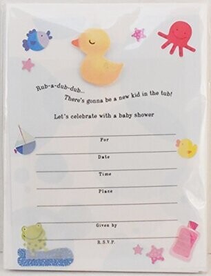 Invitations-Baby Shower-8pk