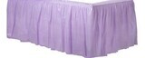 Table Skirt-Rectangular-Lavender-Plastic