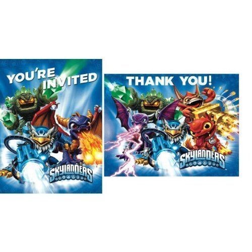 Invitations-Skylanders-8pk (Discontinued)