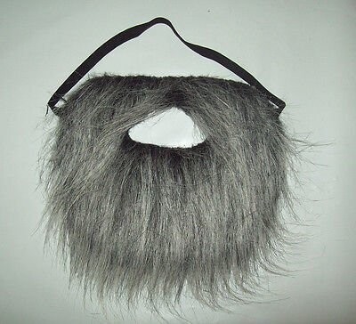 Costume Accessory-Grey Buccaneer Beard-1pkg