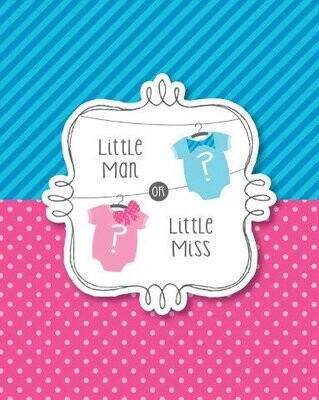 Invitations-Bow or Bowtie-8pkg