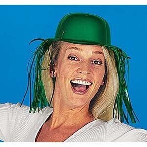Hat-St Patrick-Green-fringe-Foil