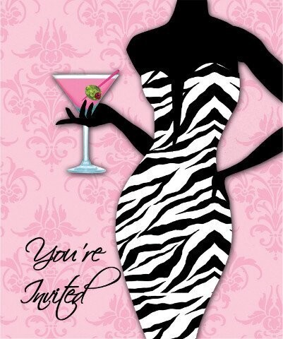 Invitations-Sassy and Sweet-8pkg 
